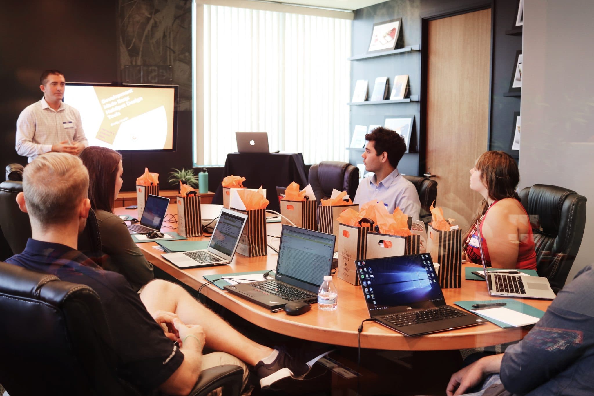 Team participating in a professional workshop — illustrative stock photo